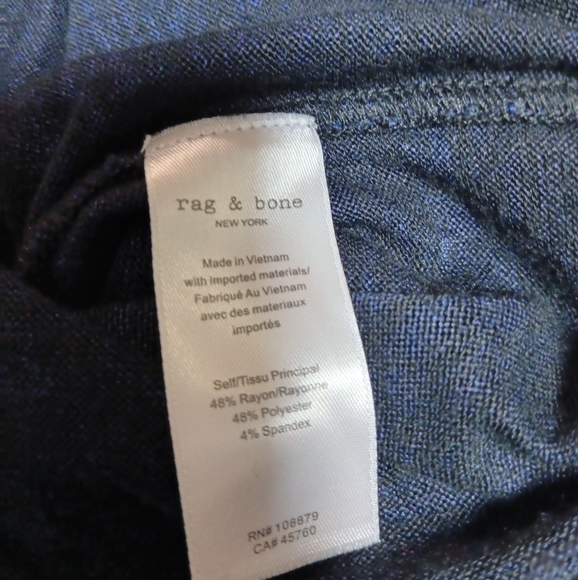 Rag & Bone Hudson Long Sleeve Tee - Picture 9 of 10